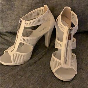 Michael Kors white heels